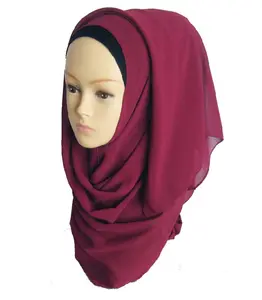 热卖最新设计穆斯林女孩时尚头巾围巾广州