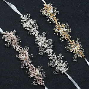 Good Quality Pearl Flower Hair Vine Wedding Headband Bridal Accessories Fairy Fancy Headpieces