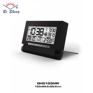 <span class=keywords><strong>Station</strong></span> météo intelligente sans fil multifonctionnelle à DEL avec logo personnalisé Horloge de bureau et de table numérique facile à lire - Product Image 2