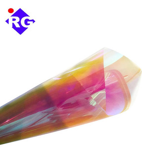 22 microns d'épaisseur rouge <span class=keywords><strong>Blaze</strong></span> 3M qualité coloré dichroïque magique irisé vinyle <span class=keywords><strong>Film</strong></span> plastique - Product Image 2
