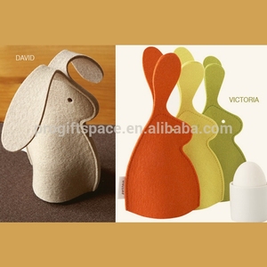 2024 thời trang mới hotsale EcoFriendly giá rẻ tùy chỉnh hình dạng Thỏ cảm thấy động vật bán buôn làm cho con rối ngón tay cho phục sinh sản xuất tại Trung Quốc - Product Image 6