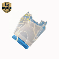 Chaussette à cartes professionnelle en acrylique cristal pour casino, épaisseur 8 mm, 1 kg, personnalisée, 1 jeu de cartes, LANGE LA-B25