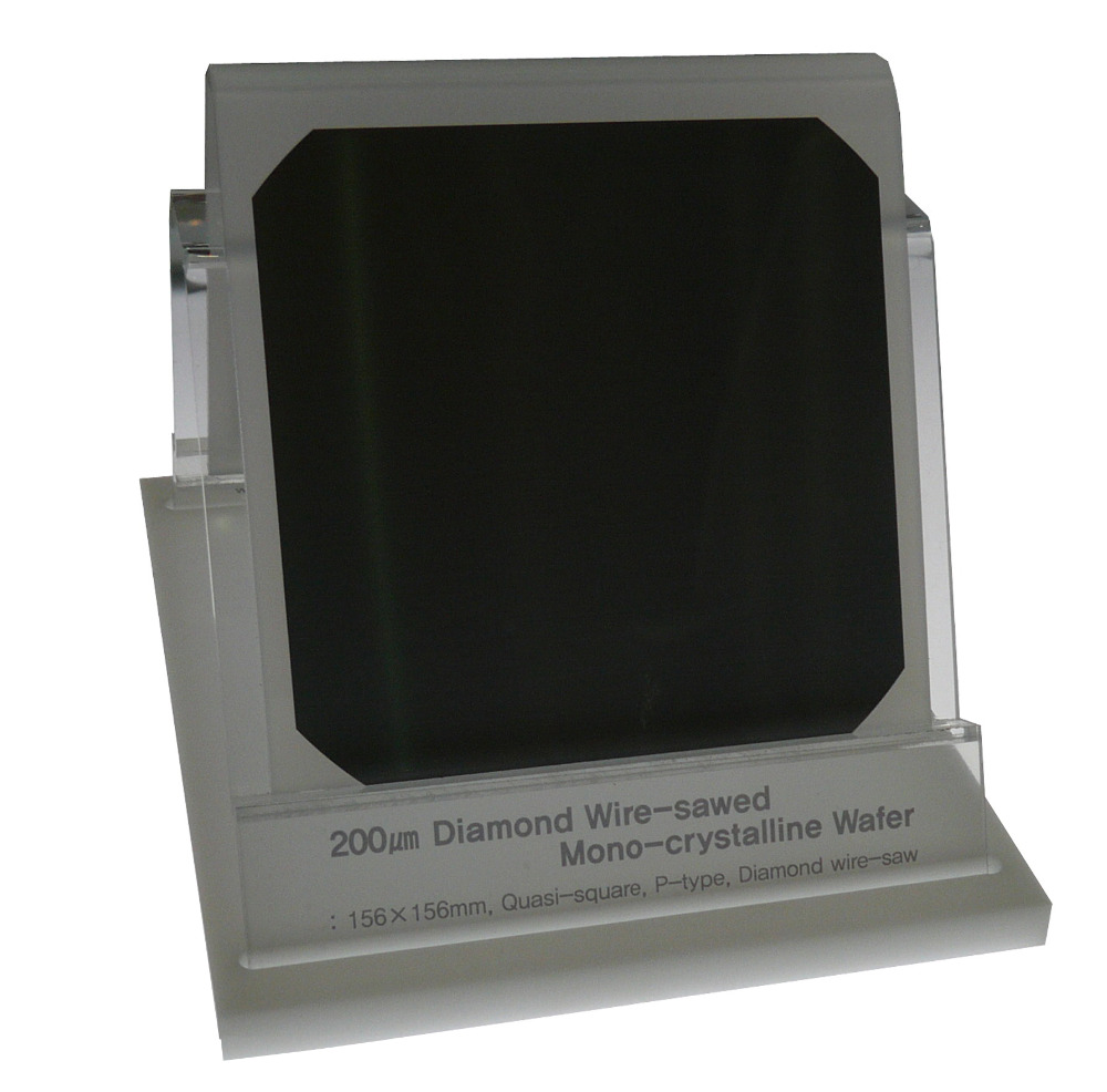 Монокристаллическая Кремниевая Вафля/дуговая квадратная монокристаллическая Кремниевая Вафля 4, 8, 12, 157x157 мм