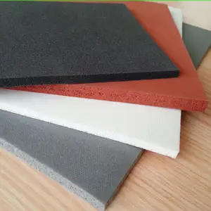 Silicone rubber foam sheet Red silicone foam pad silicone sponge sheet
