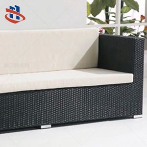 Moderne Hoge Kwaliteit Outdoor Rotan Sofa Set Fabriek Directe Ondersteuning Voor Villa 'S Goedkope Prijs Rotan Tuinmeubelen