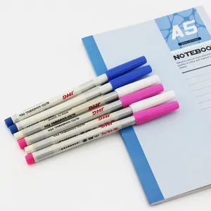 हटाने योग्य स्याही कलम आकाशवाणी erasable कलम ऑटो लुप्त पेन मार्क चमड़े पर