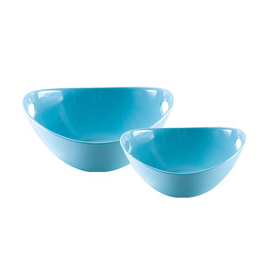 Cuenco de melamina con forma de flor, cuencos de mezcla de melamina, ensaladera de plástico, novedad