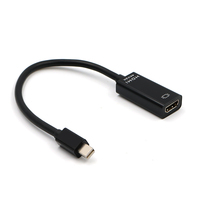Gran oferta 4K * 2K Mini DP a HDMI Cable macho a hembra adaptador Mini DP a HDMI adaptador para MacBook Pro MacBook Air