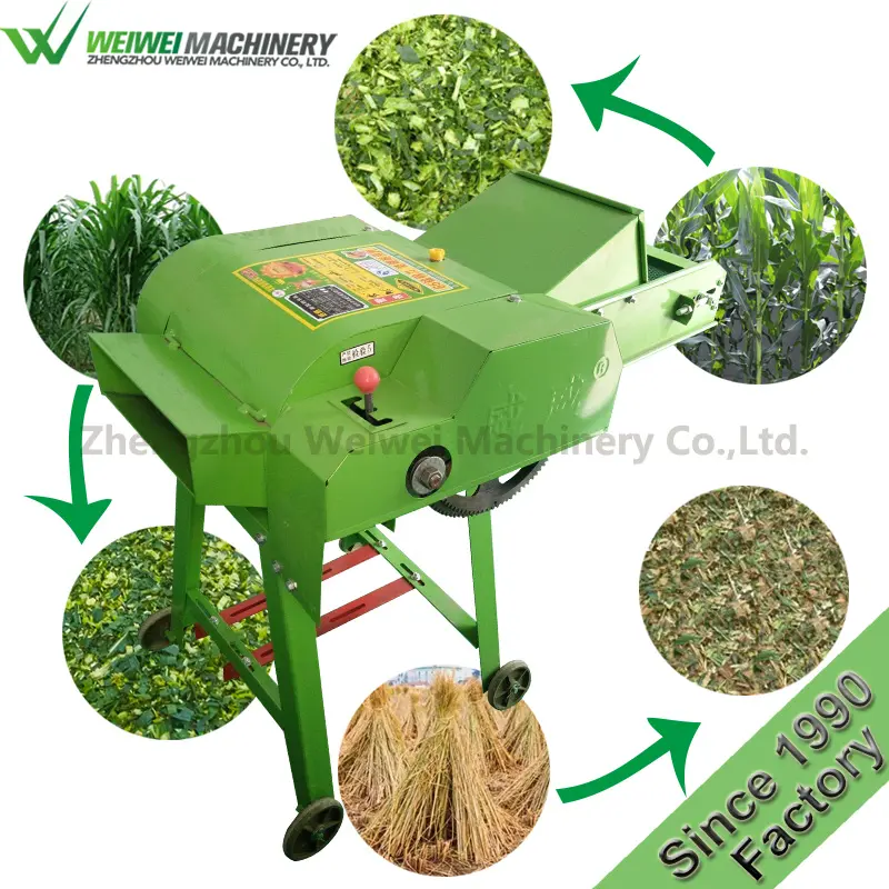 Weiwei machinery stalks silage harvest machine soybean meal soya animal feed small