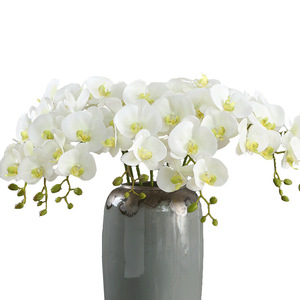 Orquídeas artificiales decorativas para boda, arreglo de flores, orquídeas artificiales, <span class=keywords><strong>Phalaenopsis</strong></span>, <span class=keywords><strong>precio</strong></span> de fábrica, venta al por mayor - Product Image 1