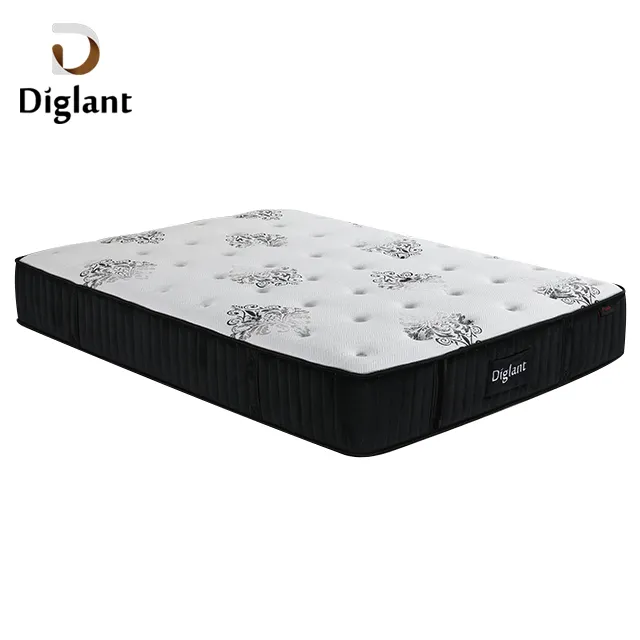 D17 Diglant Gel Memory Fabric Foldable King Size Pocket Spring Natural Latex Foam Hotel Malaysia Latex mattress with gel foam