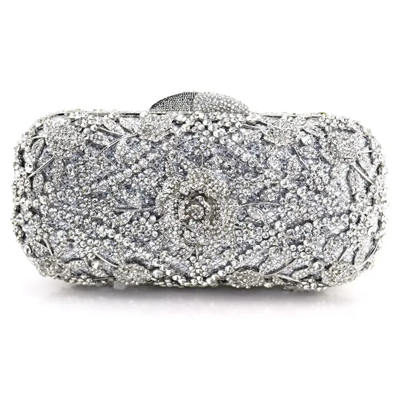 Crystal evening bag rhinestones Night party clutch bags rhinestone diamond wedding handbags