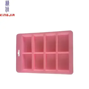 Bán Buôn Cá Nhân Logo Xà Phòng Khuôn Silicone Handmade Hình Chữ Nhật Xà Phòng Làm Khuôn