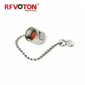 electrical connector caps SMA type cap Plug Male Dust Cap with Ring chain