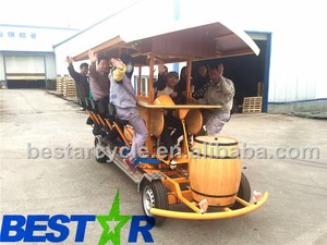Poder humano cerveza viajes eléctrico con pedal assit party pub cerveza bicicleta - Product Image 6