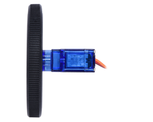 Negro 60*8mm rueda para feetech FS90R micro SERVO - Product Image 5