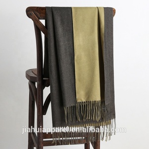 <span class=keywords><strong>Sciarpa</strong></span> invernale da donna lavorata a maglia a <span class=keywords><strong>scialle</strong></span> lunghe e spesse e calde avvolge <span class=keywords><strong>lana</strong></span> semplice con due colori doppio lato Pashmina - Product Image 5