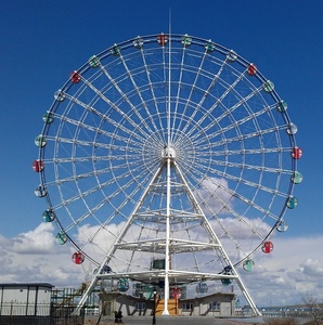 Manèges de parc d'attractions à prix avantageux, équipement moyen, grande roue de 50 m à vendre - Product Image 2
