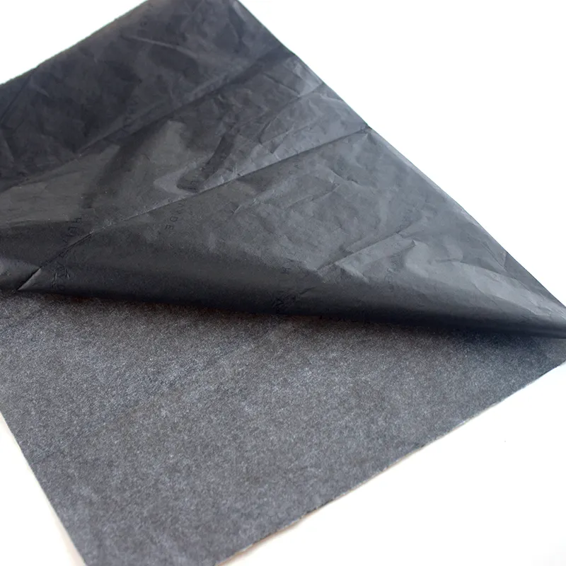 Verpackung Seidenpapier Benutzer definierte Black Plain Wrapping Papers ohne Logo