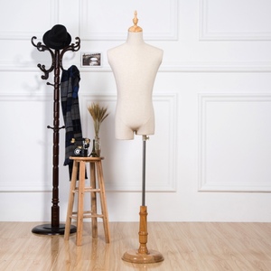 80F-3M <span class=keywords><strong>Hombre</strong></span> Medio Cuerpo Ropa Sastres Modista Hombres Maniquí PARA LA Venta - Product Image 5