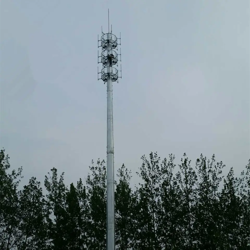 30m Overlap Galvanized Cell Tower for Sigal Transmission