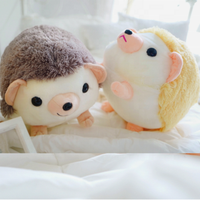 Poupées en peluche hérisson de dessin animé mignon, peluche en coton doux, joli jouet en peluche hérisson, cadeaux d'anniversaire pour enfants, livraison directe