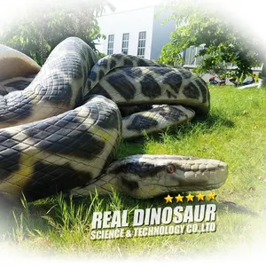 Life size animal animatronic snake model  for sale