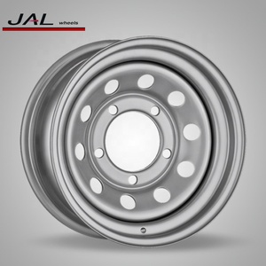 Chrome Lippe Benutzerdefinierte Stahl Felge 5 Lug Loch Universal Felgen mit Einsatz - Product Image 5