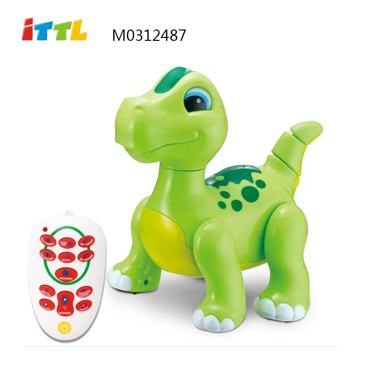 RC animale giocattoli di telecomando a raggi infrarossi dinosauri <span class=keywords><strong>giocattolo</strong></span> per il capretto con il suono di musica da ballo