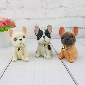 Creatief Ontwerp Decoratie Van Interessante Franse Bulldog Standbeeld Met Gesimuleerde Hars Hond - Product Image 6