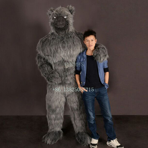 Funtoys CE gonfiabile realistico <span class=keywords><strong>lupo</strong></span> mascotte <span class=keywords><strong>Costume</strong></span> per adulto - Product Image 1