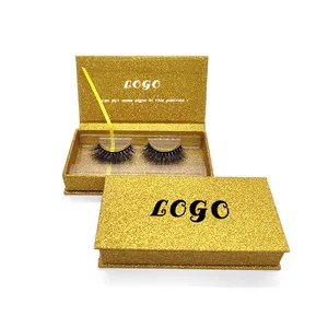 Shuying कस्टम निजी लेबल सोने चुंबकीय eyelashes पलकें भंडारण के लिए पैकेजिंग बॉक्स