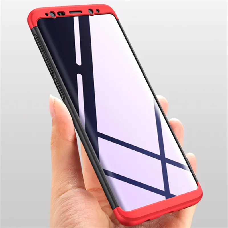 2018新しい携帯電話アクセサリーxiaomi redmi note 5 5a 4 4xおよび5 pro 5a prime用の3パーツ全身耐衝撃プラスチックケース