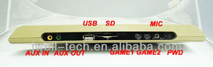 2014 9 pouces. clip sur la voiture de dvd appui tete avec console de jeu sans fil - Product Image 3