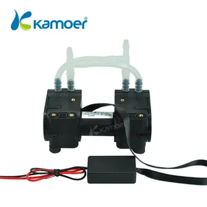 Kamoer kvp15 12v/24v bomba de ar, compressor pequeno, com fabricante de bombeamento de cabeça dupla