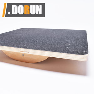 Planche <span class=keywords><strong>d</strong></span>'<span class=keywords><strong>équilibre</strong></span> professionnelle en bois, planche à bascule, accessoire de bureau debout en bois pour sous le bureau avec roulettes antidérapantes - Product Image 5