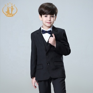 NUOVO ARRIVO: Completo Classico Nero da Bambino in Tre Pezzi, Abiti Formali per Ragazzi, Blazer per Matrimoni - Product Image 4