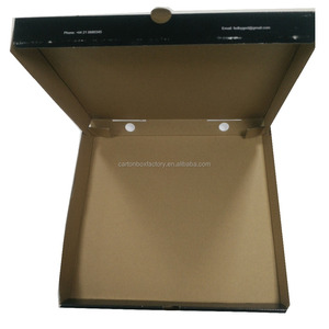 Material de seguridad alimentaria pizza caja de embalaje del papel para el <span class=keywords><strong>restaurante</strong></span> rápido uso en venta - Product Image 4