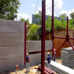 Moldes de hormigón de alta calidad Pared de retención de valla, moldes de columna de hormigón decorativos para máquina de venta para pequeños negocios 2015