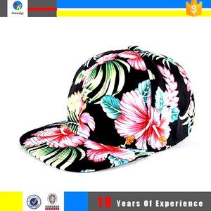 Factura de encargo plana flor casquillos del snapback - Product Image 1