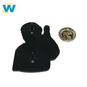 2018 nueva llegada de moda de encargo de placa de metal Placa de esmalte suave pin de solapa hombre de laple botón pin - Product Image 6