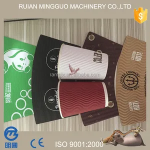 Double Walls Corrugated Paper Cup Outer Sleeve Forming Machine