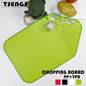 <span class=keywords><strong>Planche</strong></span> à découper pliable de 1 pièce, <span class=keywords><strong>passoire</strong></span> <span class=keywords><strong>passoire</strong></span>, en plastique à double usage - Product Image 5