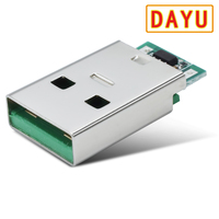 USB a con IC MICRO USB MICRO 7P super thin línea de soldadura pegamento verde (carga rápida OPPO)