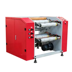 4 Shaft Stretch Film Rewinder And Slitter Machinery ,Pvc Stretch Film Slitter Rewindering Machine