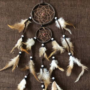 Chaude style Indien <span class=keywords><strong>attrape</strong></span>-rêves suspension monte et baisse anneaux dream catcher cadeaux - Product Image 2