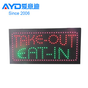 AliExpress quảng cáo ngoài trời Tùy Chỉnh Blink đưa ra ăn trong mở hiển thị <span class=keywords><strong>LED</strong></span> dấu hiệu giá cho quảng cáo - Product Image 1