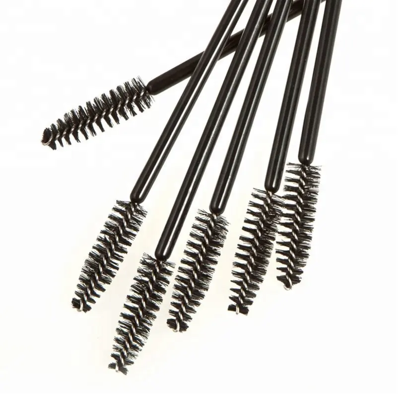 100 pcs One-Off Cosmetic Brush Set Spiral Eyelash Comb Makeup Eyebrow Elbow Disposable Mascara brushes