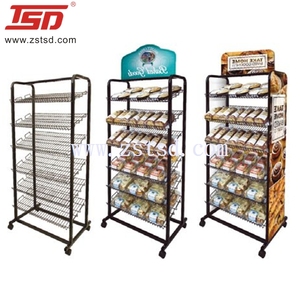 Chất Lượng Cao Cửa Hàng 4 Tier Bánh Mì Hiển Thị Giá Bánh Mì Hiển Thị Kệ Cho <span class=keywords><strong>Croissant</strong></span> - Product Image 4