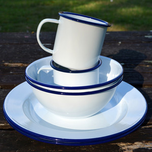 CHL Bộ Đồ Dùng Nhà Bếp Bàn Tráng Men Bằng Thép Kim Loại In Màu Tùy Chỉnh Trong Nhà Ngoài Trời Bộ Dụng Cụ Nấu Ăn Cắm Trại - Product Image 6